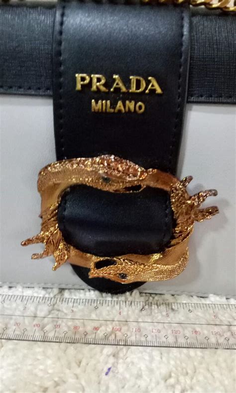 prada cahier bag snake|More.